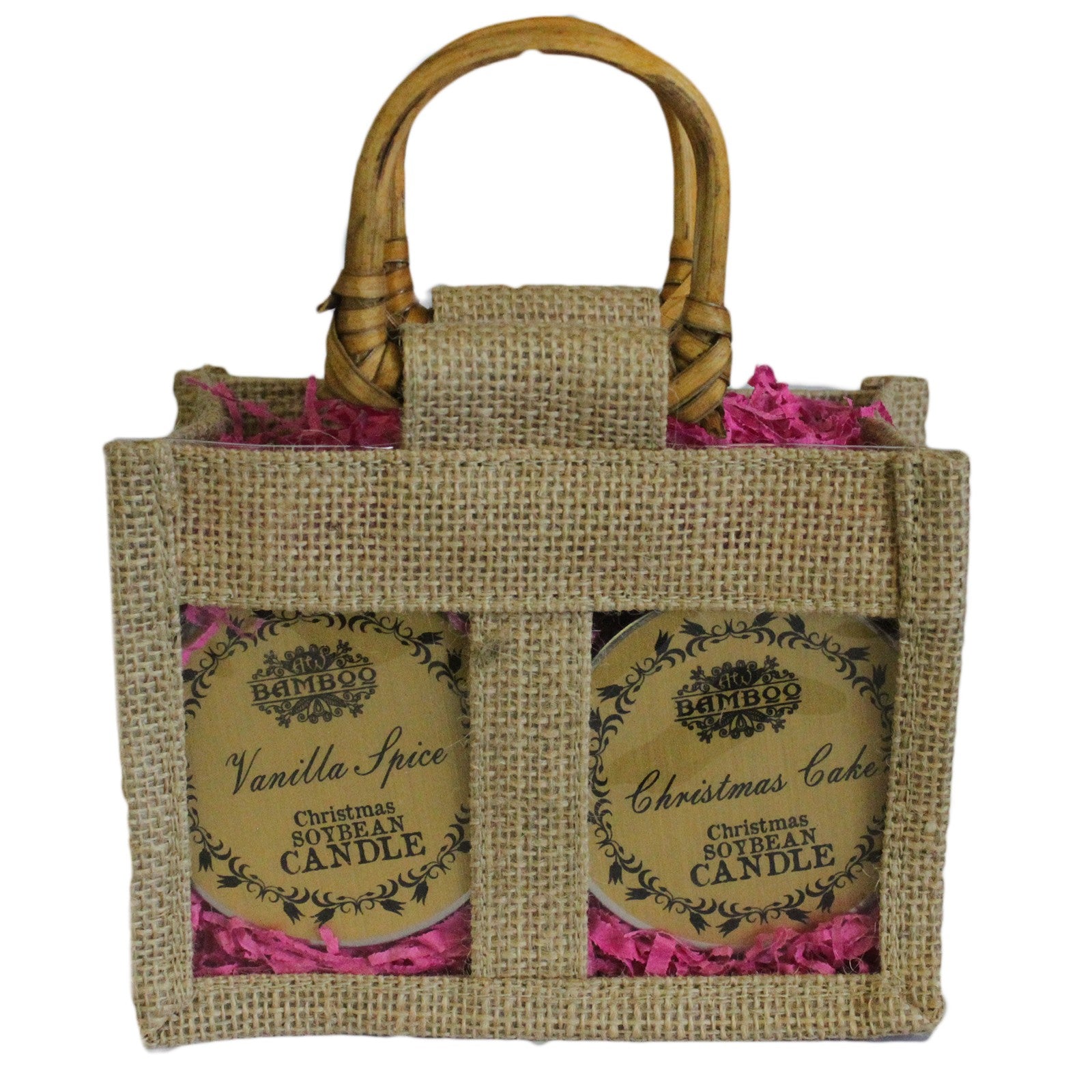 View Two Jar Jute Gift Bag Natural information