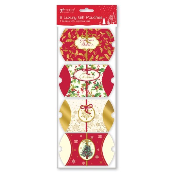 View Christmas Accessory 8 Mini Gift Pouches Traditional information