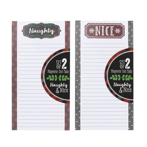 View Tricoastal Design Christmas Elf Naughty And Nice Set Of 2 List Note Pads by Juliana information