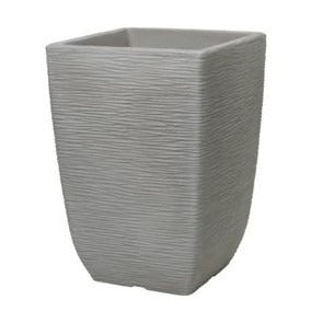 View Stewart 48cm Tall Square Cotswold Planter Limestone information
