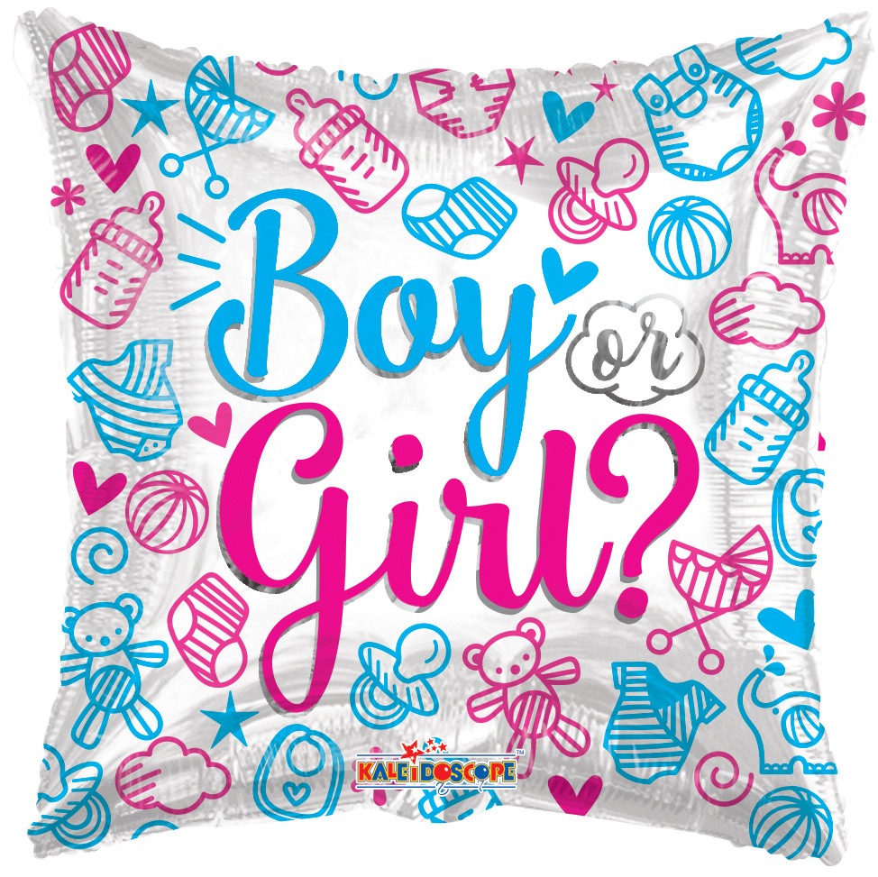 View Boy or Girl Gender Reveal Balloon information