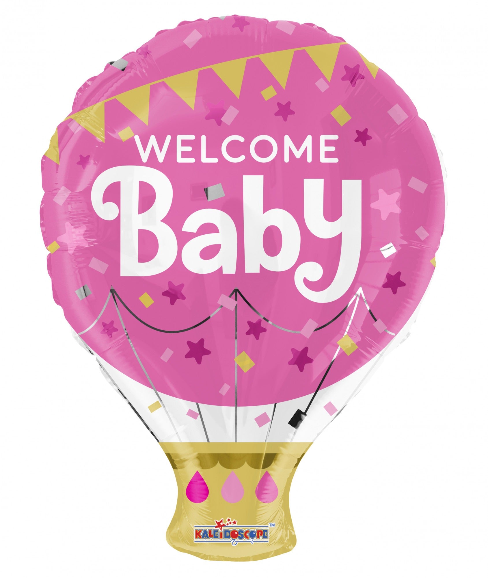 View Pink Welcome Baby Hot Air Balloon information