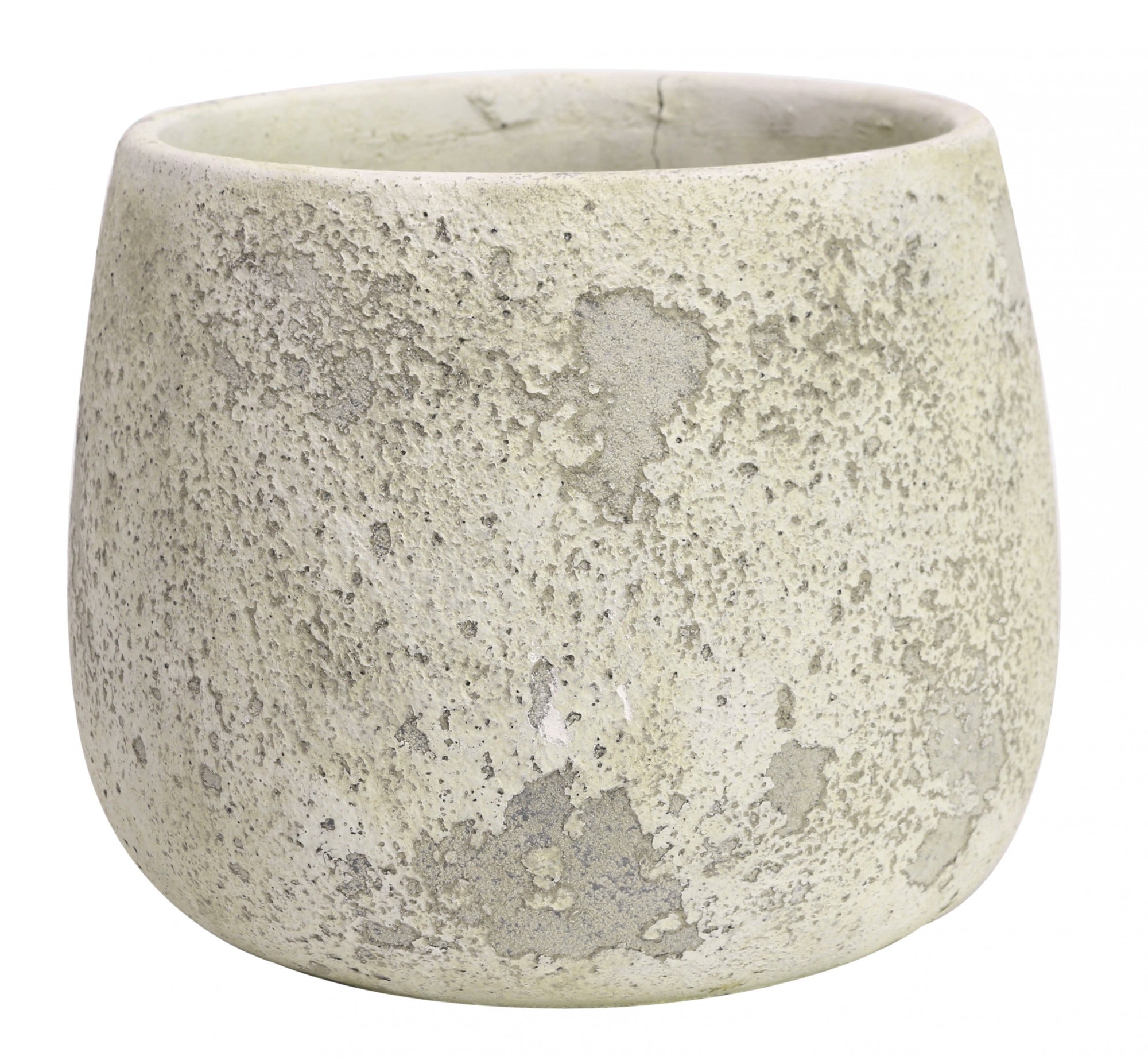 View Rustic Bowl Cement Flower Pot 17cm information