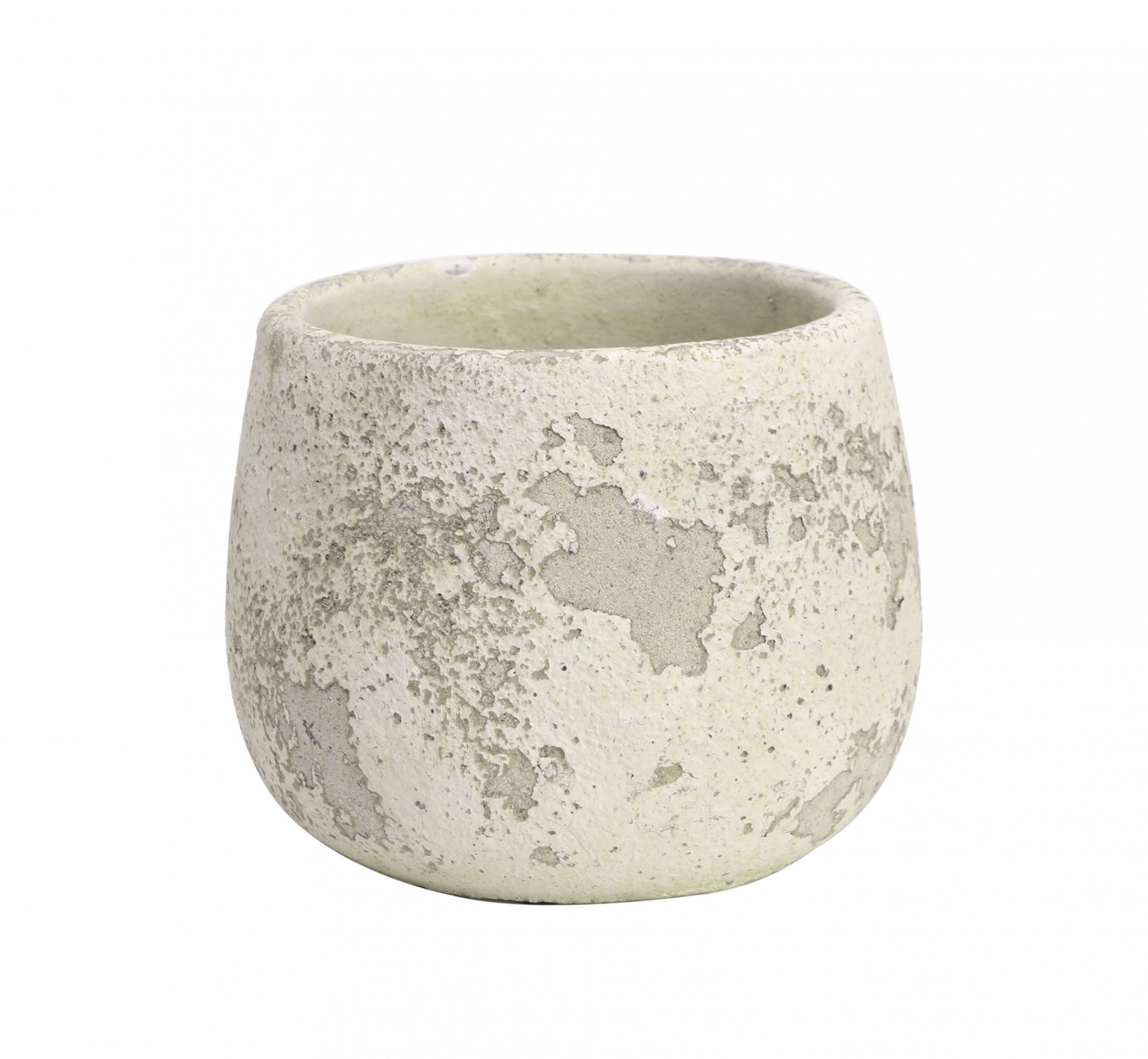 View Rustic Bowl Cement Flower Pot 12cm information