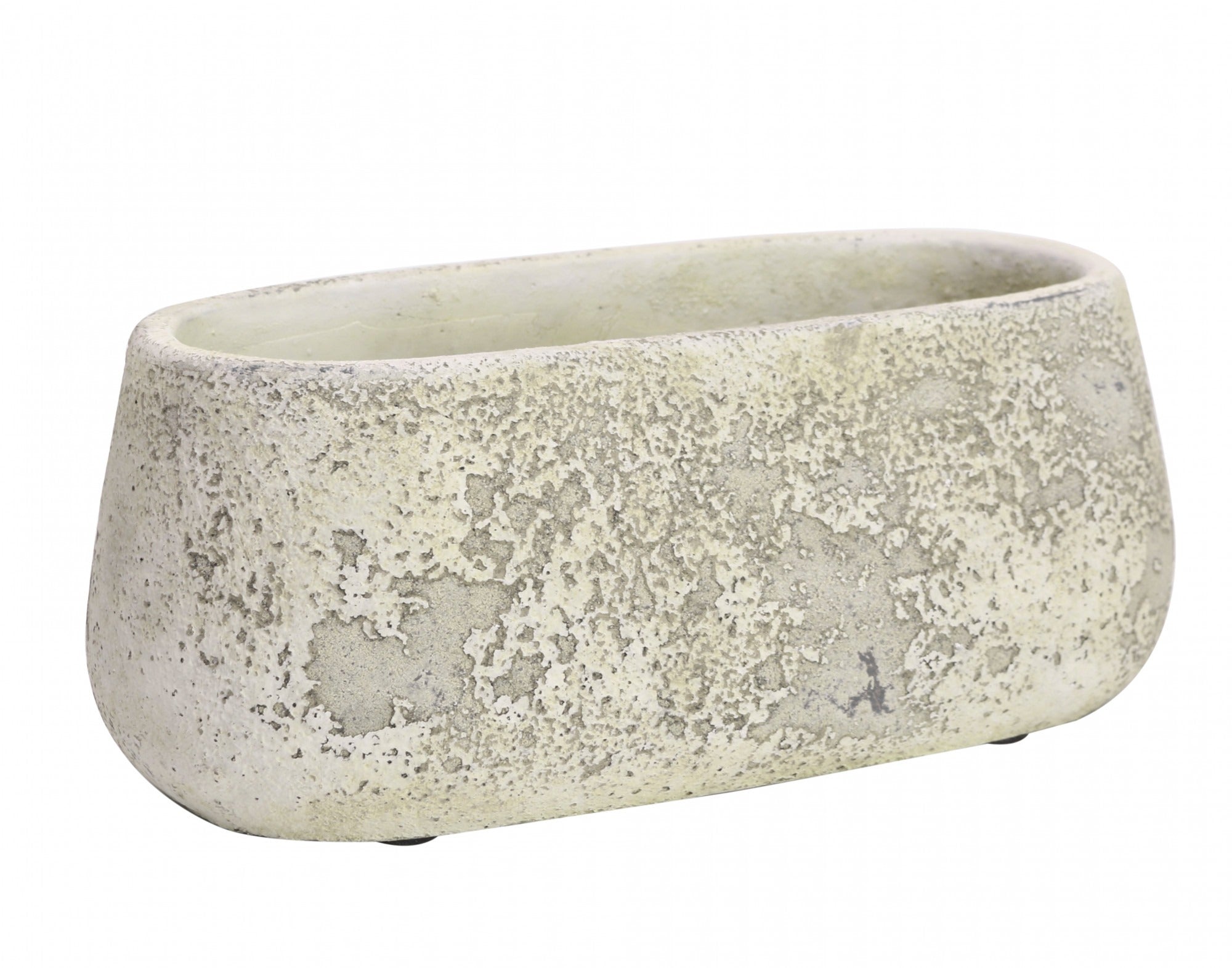 View Rustic Trough Cement Flower Pot 10cm information