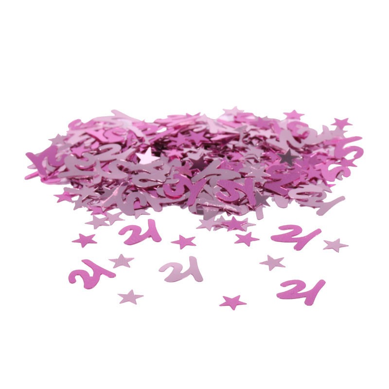 View Mini Stars 21 Confetti Pink information