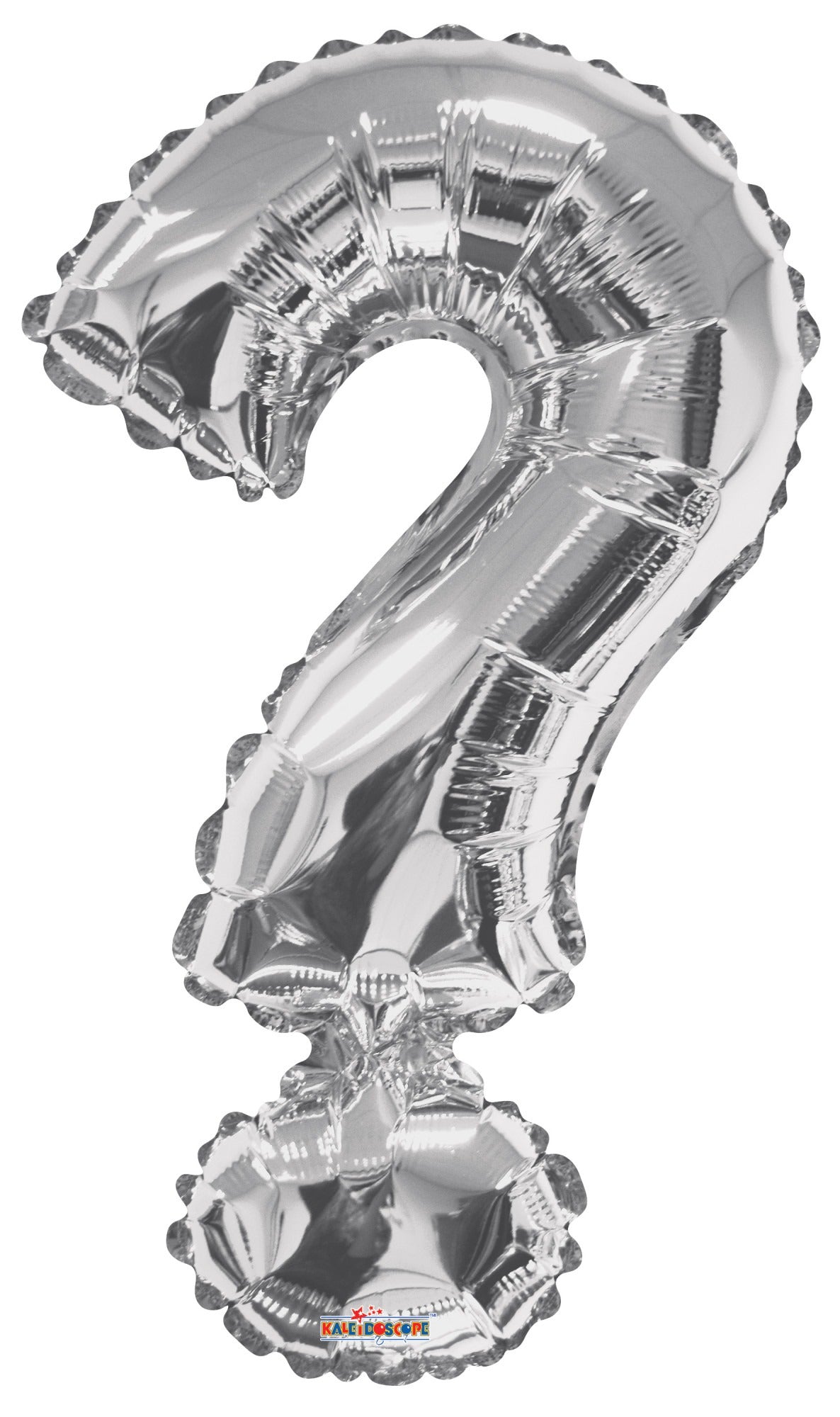 View 34 inch Silver Symbol Balloon information
