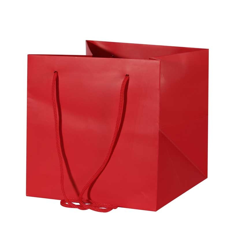 View Medium Red Hand Tied Bag information