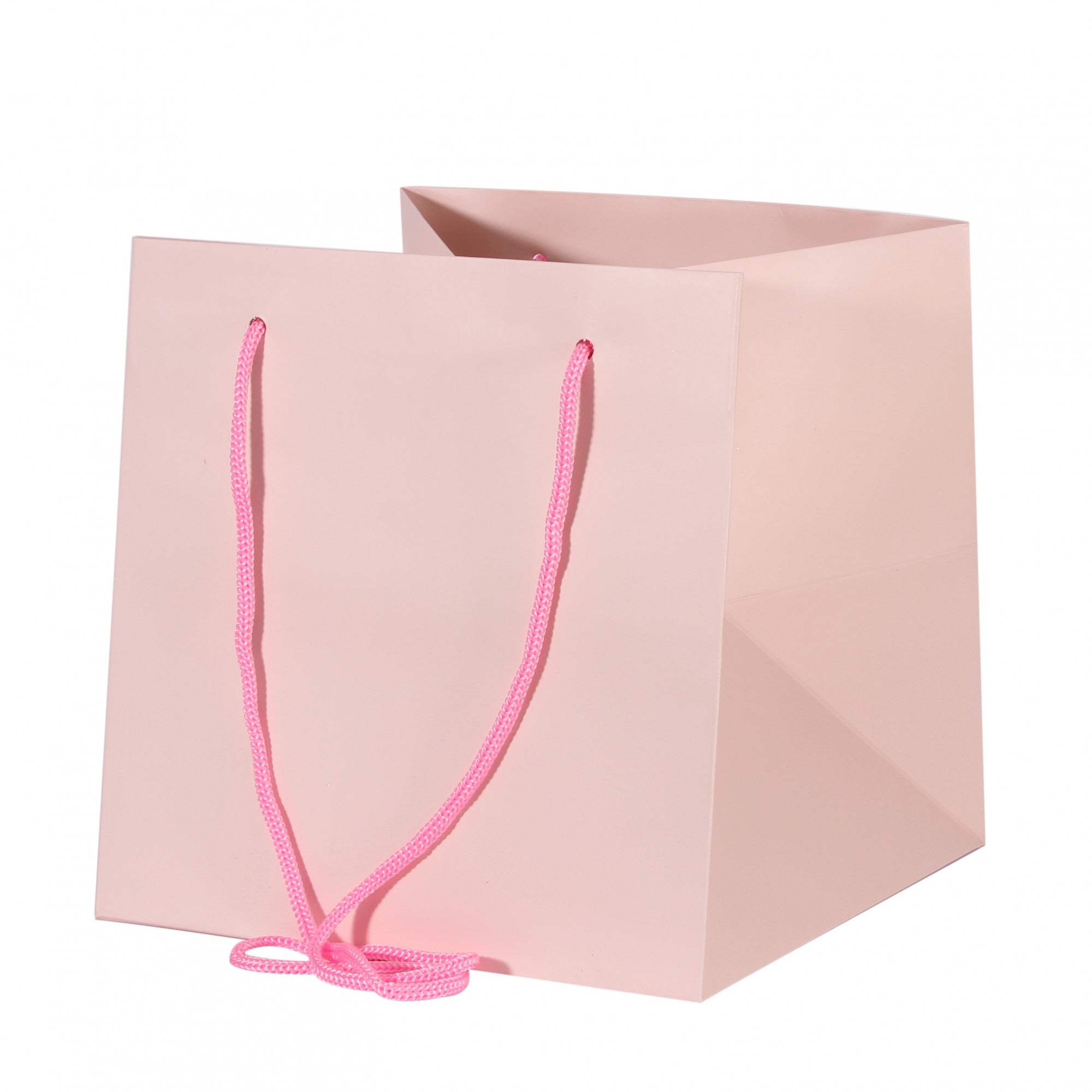 View Pale Pink Hand Tied Bag 25cm information