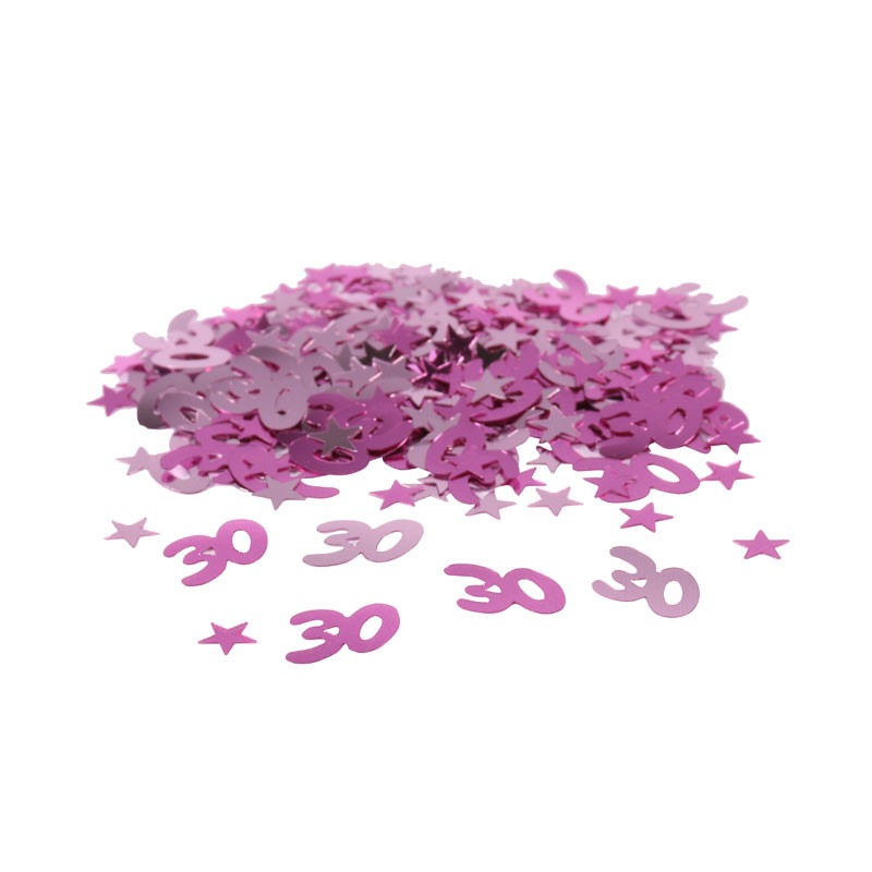 View Mini Stars 30 Confetti Pink information