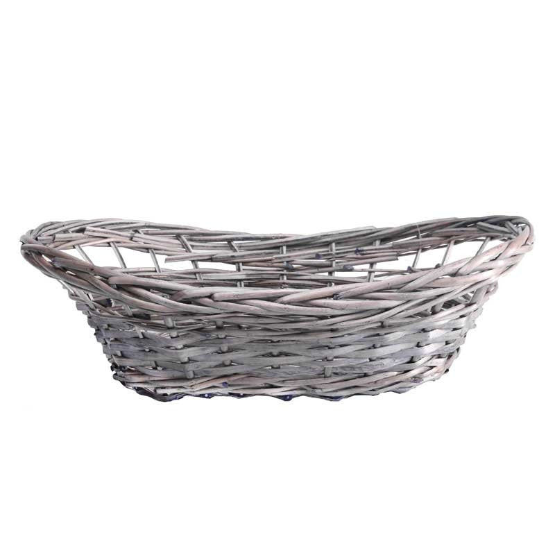 View Grey Oval Basket information