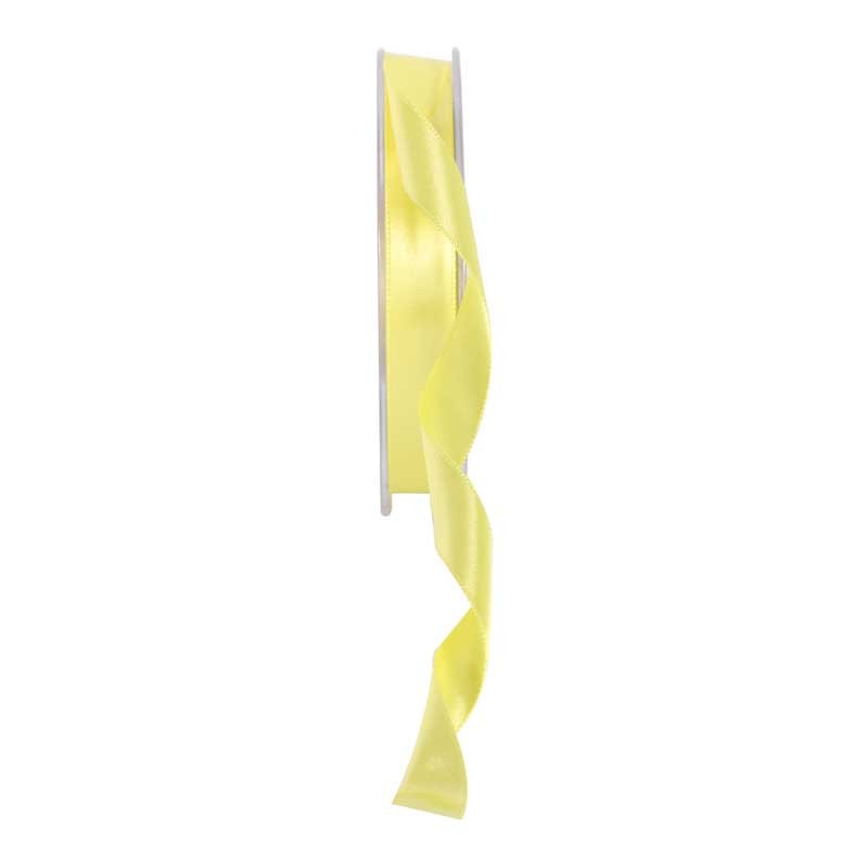 View Light Yellow Satin Ribbon 15mm information