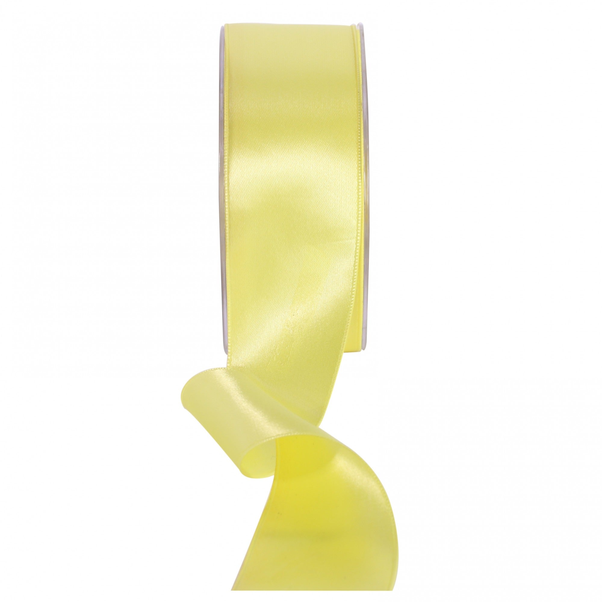 View Light Yellow Satin Ribbon 38mm information