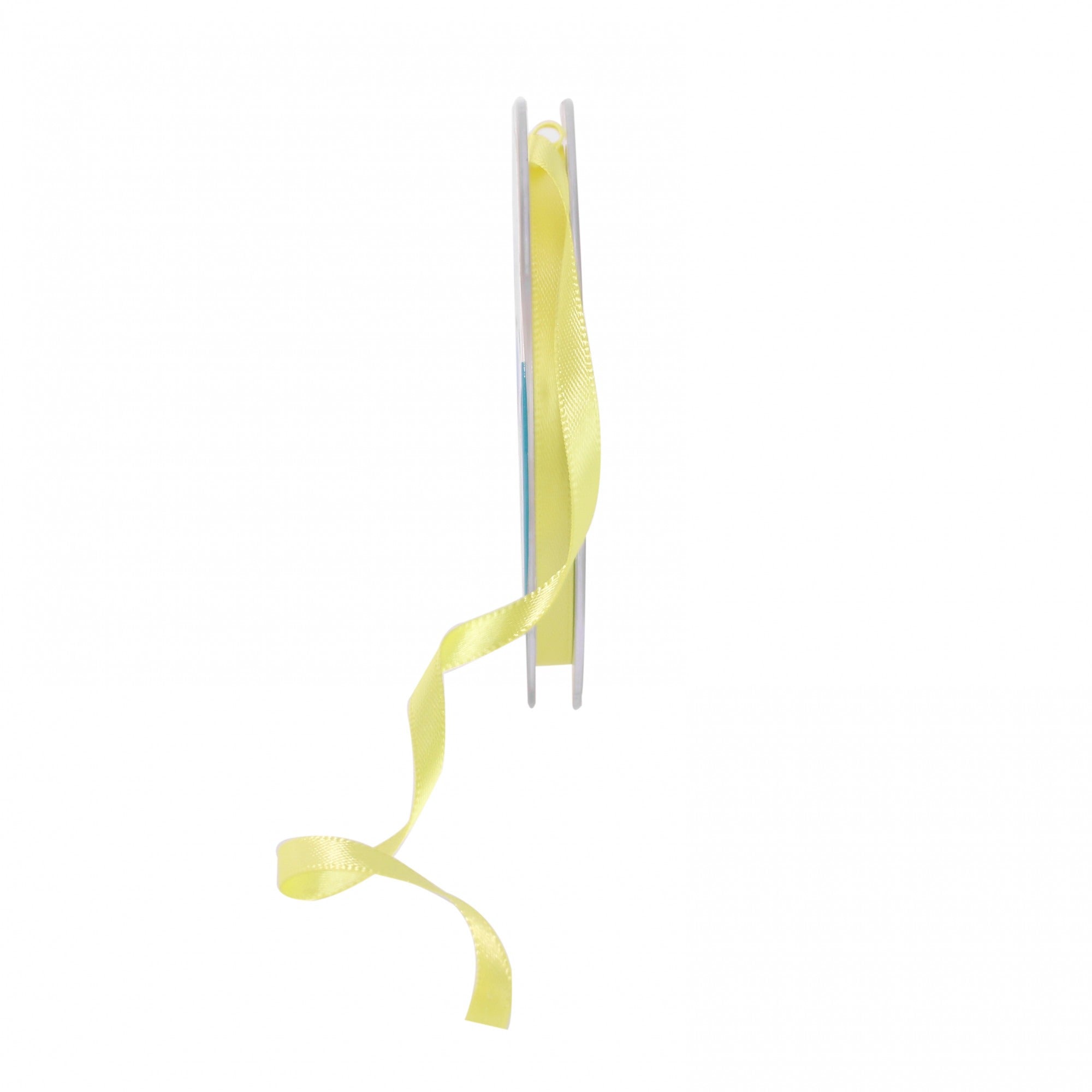 View Light Yellow Satin Ribbon 6mm information