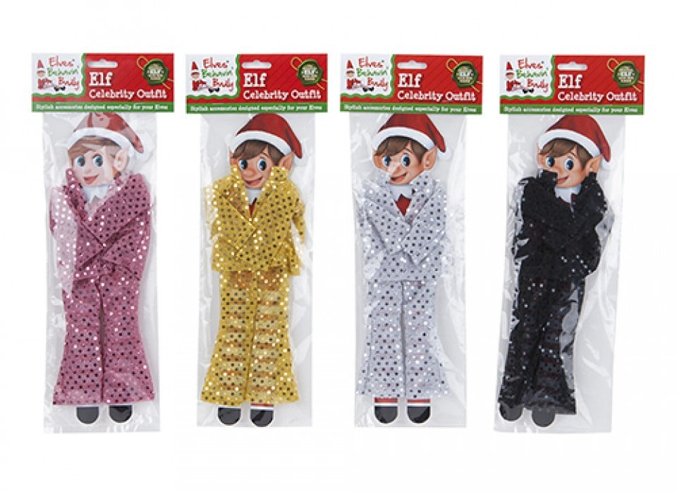 View Elf Sequin Celebrity Dress Up Outfits 4 Asstd information