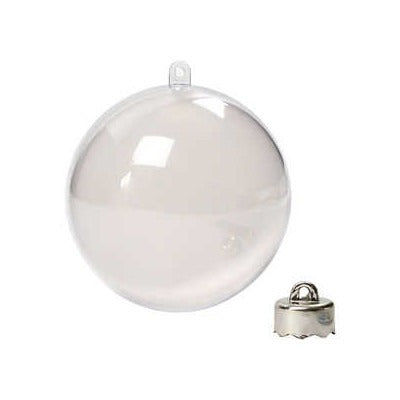 View Acrylic Plastic Refillable Bauble 6cm x 8 pcs for crafts information