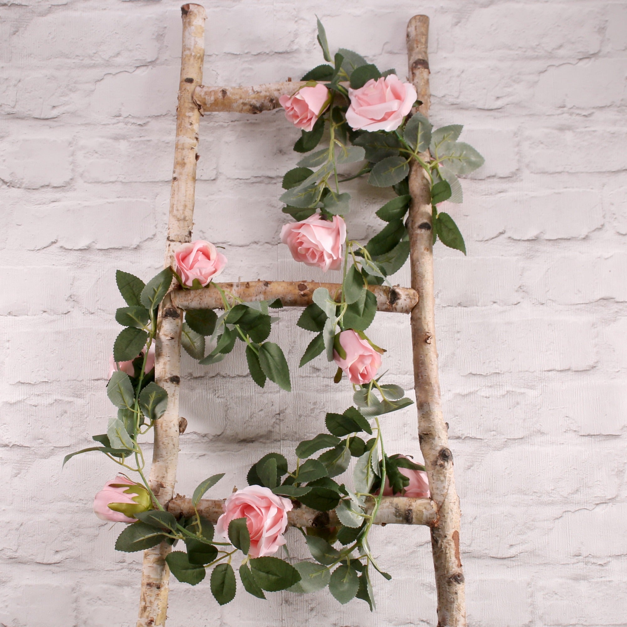 View Pink Rose Garland Pink 175cm information