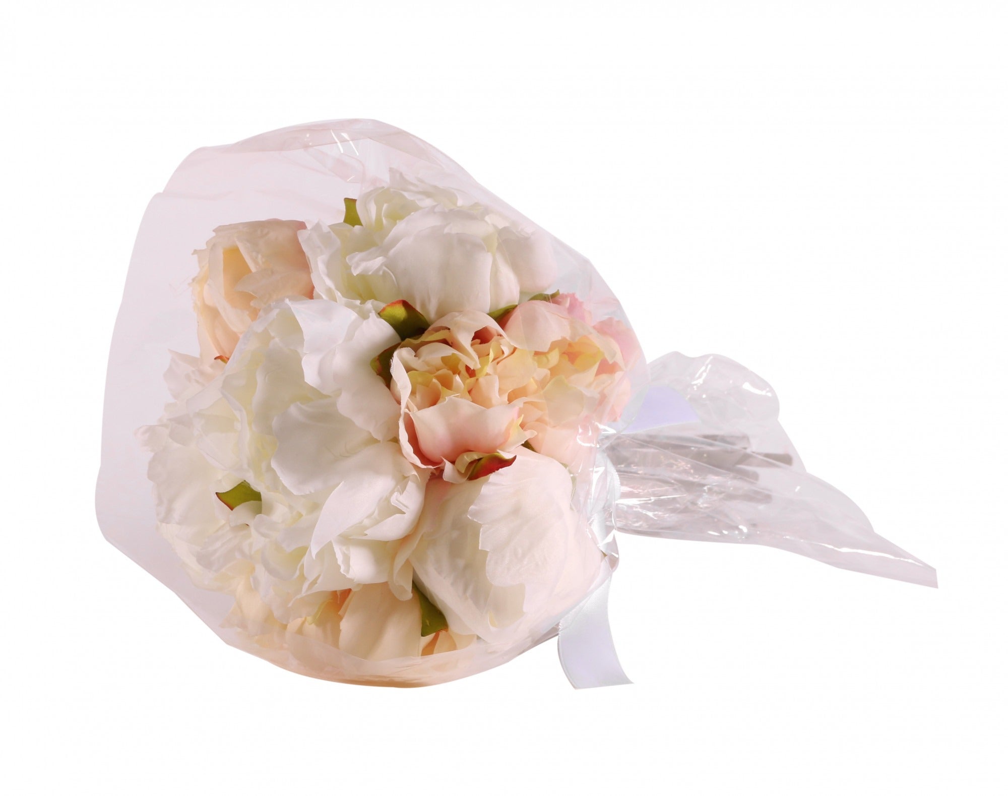View 30cm Ivory Peony Bouquet information
