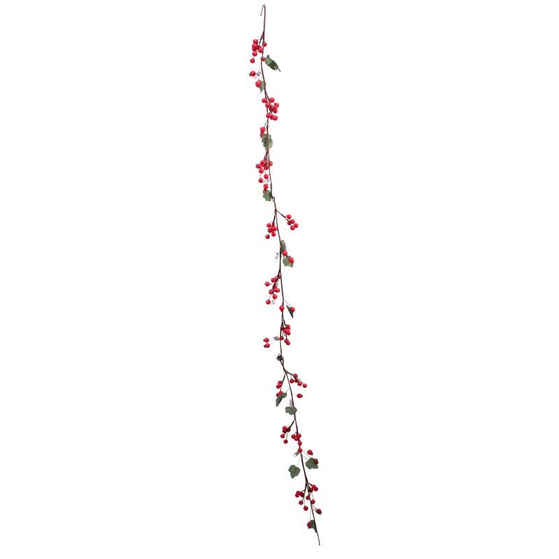 View Berry Garland with Leaf Red 3ft information