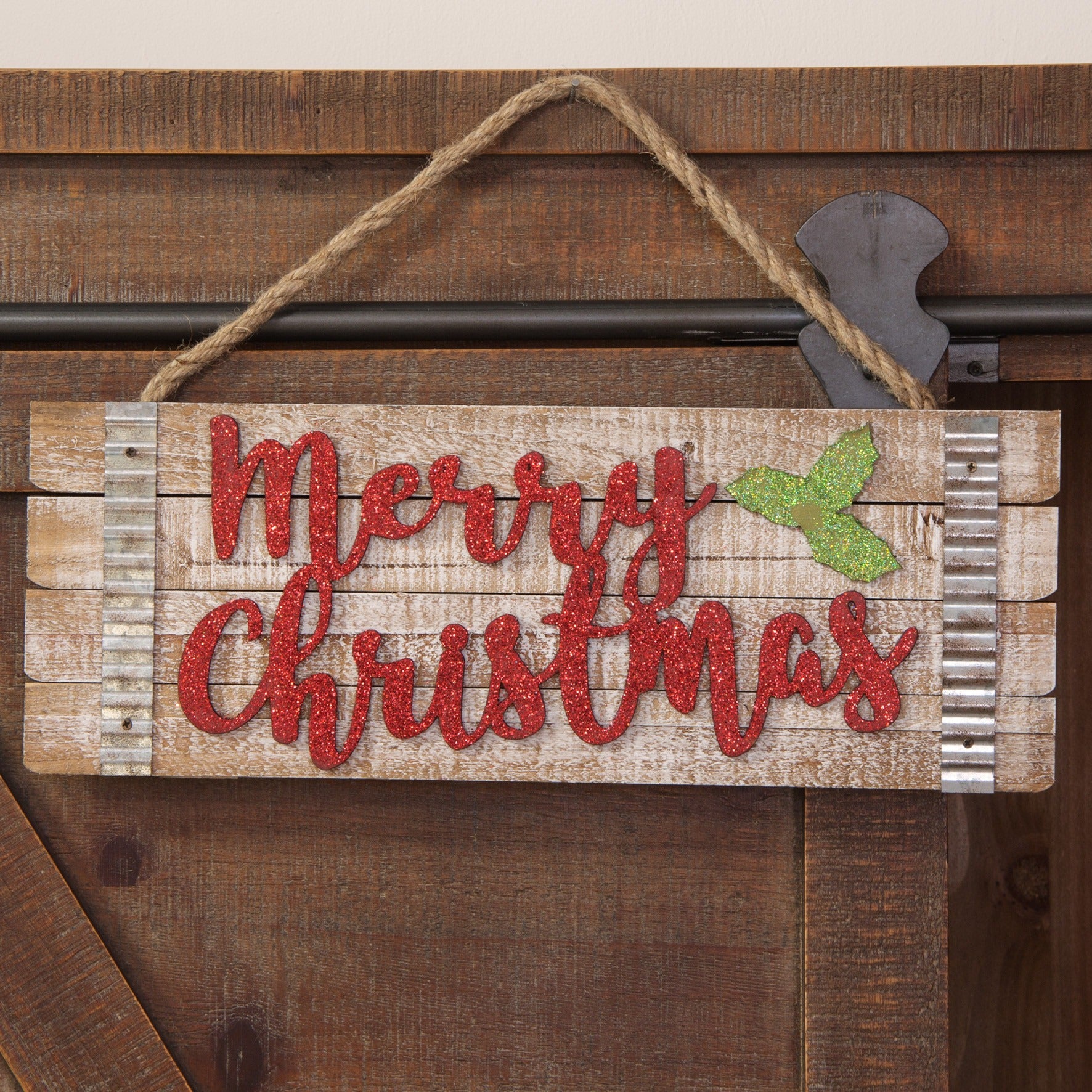 View Hanging Plaque Merry Christmas information