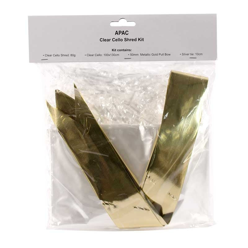 View Clear Cello Shred Kit ShredFilmGold Bow information