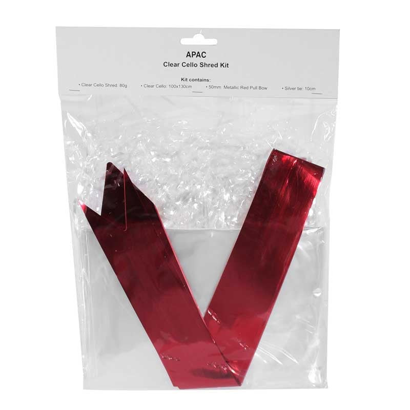 View Clear Cello Shred Kit ShredFilmRed Bow information