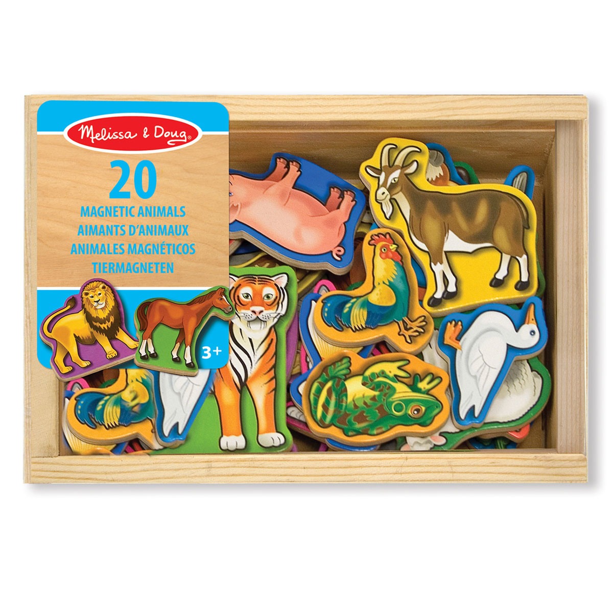 View Wooden Animal Magnets by Melissa and Doug information
