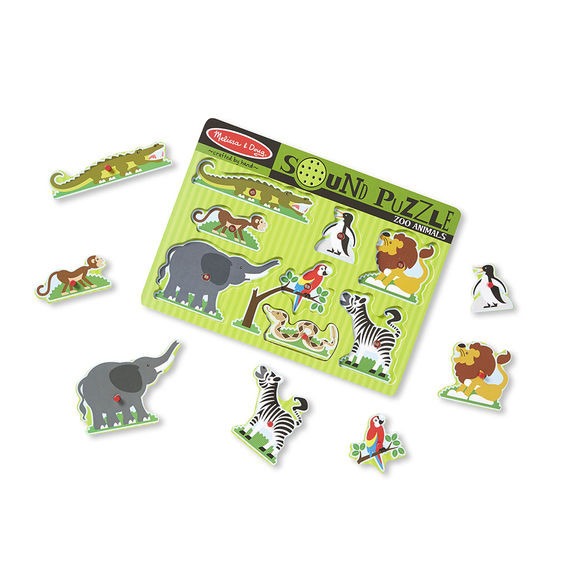 View Zoo Animals Sound Puzzle by Melissa and Doug information