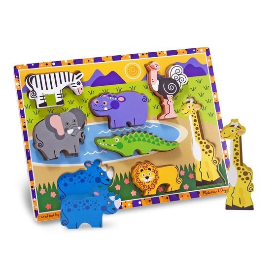 View Safari Chunky Puzzle by Melissa and Doug information