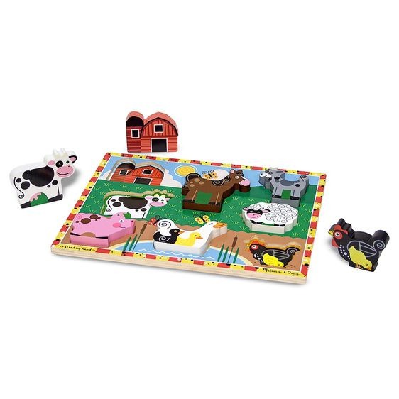 View Farm Chunky Puzzle by Melissa and Doug information