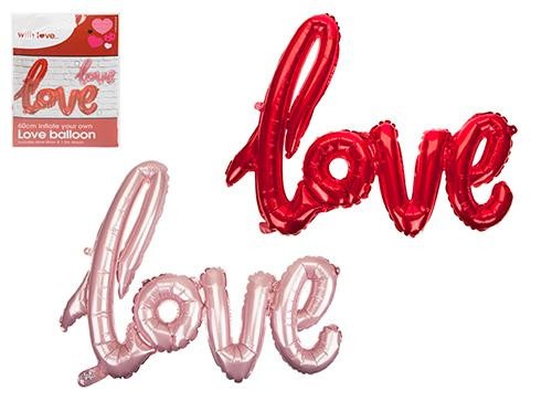 View Large Love Balloon Assorted Colours information