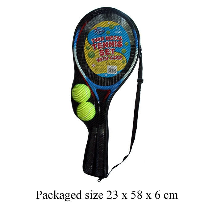View Twin Tennis Racket Ball Set information