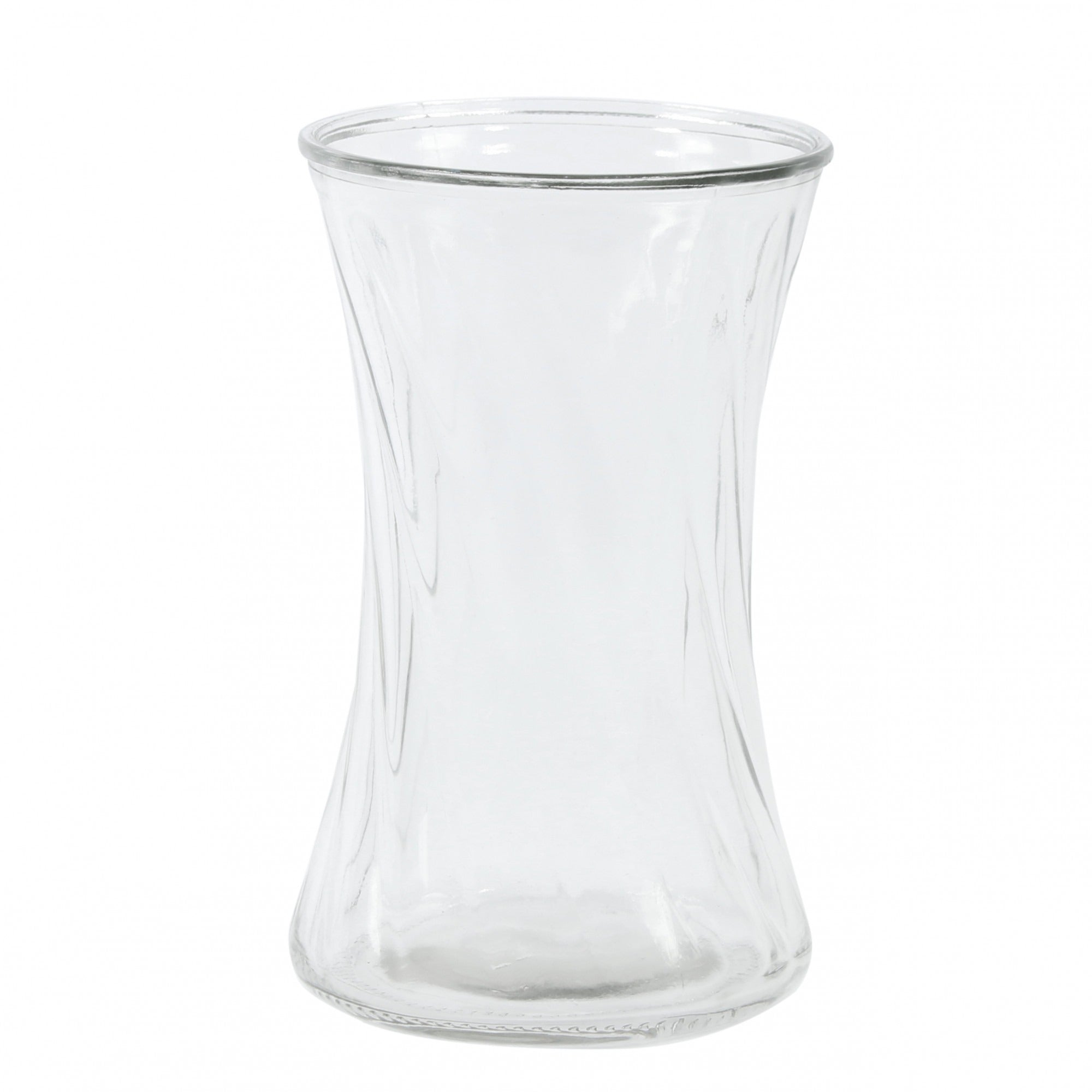View 20cm Curling Wave Hand Tied Glass Vase information