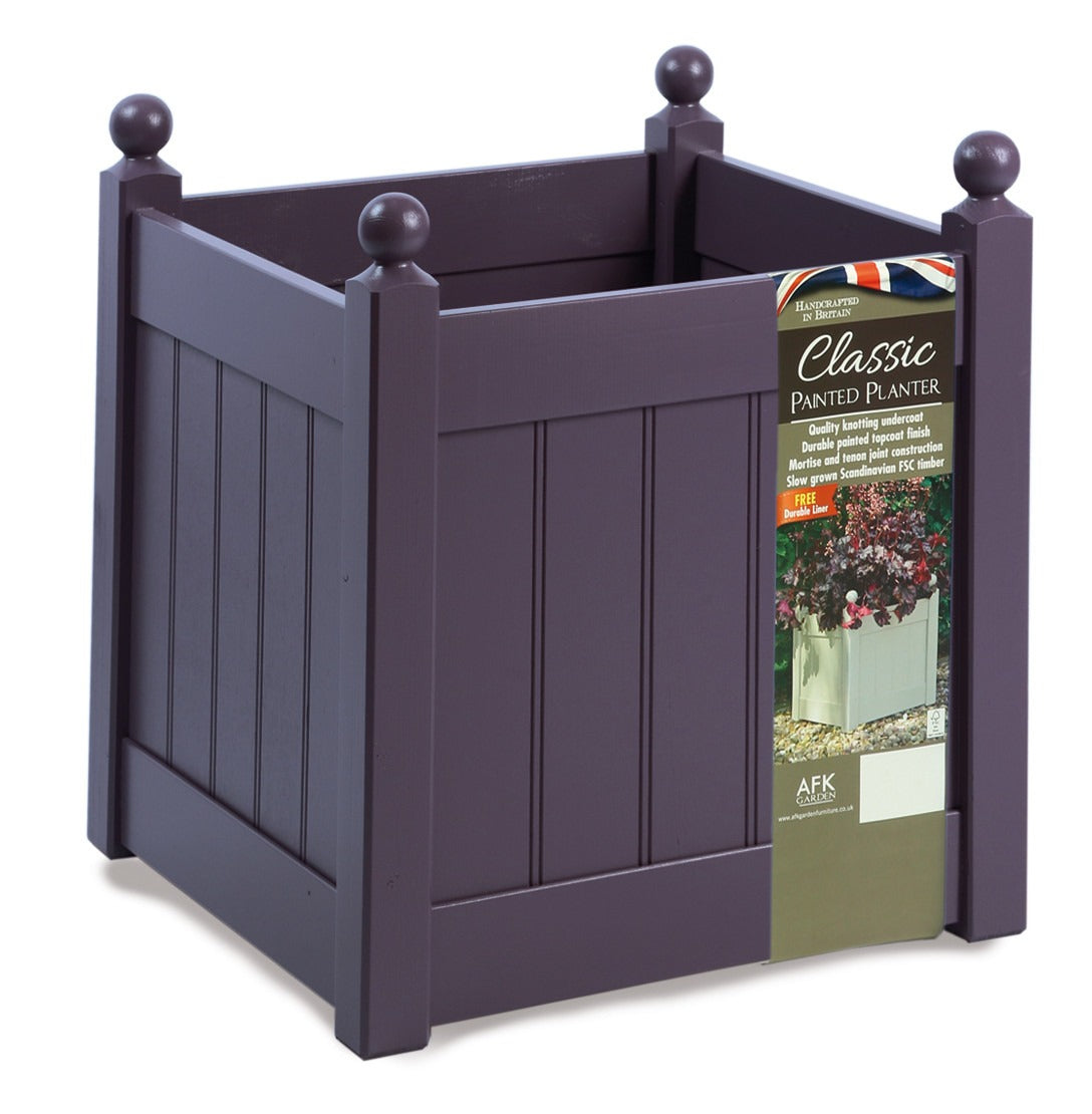 View AFK Large Classic Painted Planter Lavender information