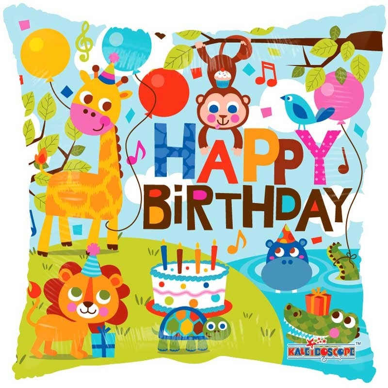 View Birthday Jungle Balloon square information