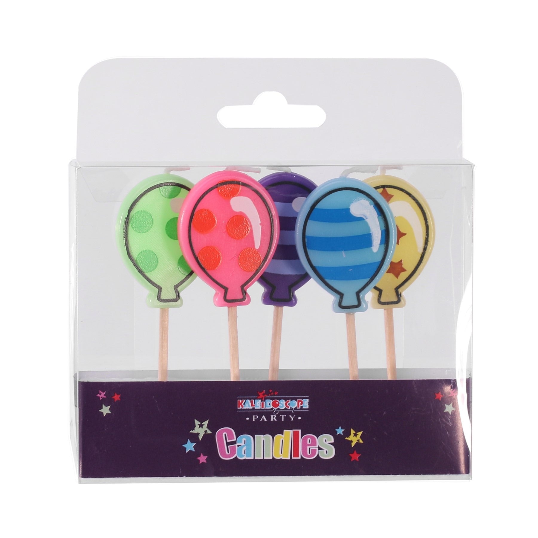 View Balloon Shaped Candles Pack of 6 information