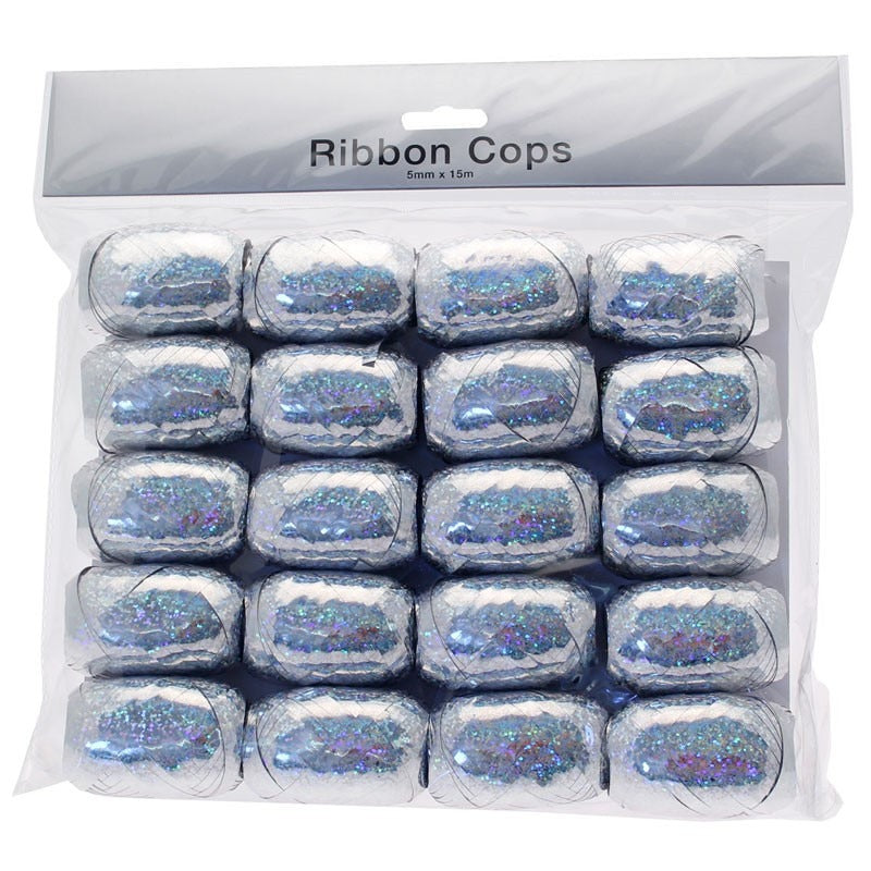 View Holographic Silver Ribbon Cops Bulk Pack information