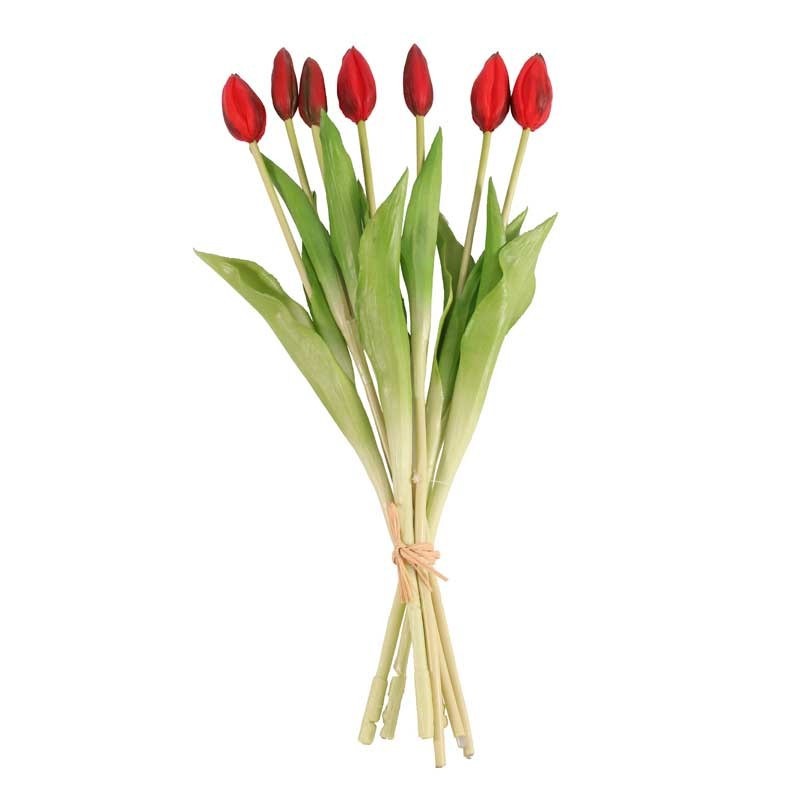 View Real Feel Tulip Bunch Red information