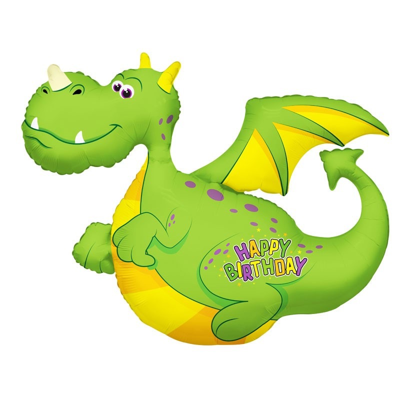 View Birthday Dragon Balloon information