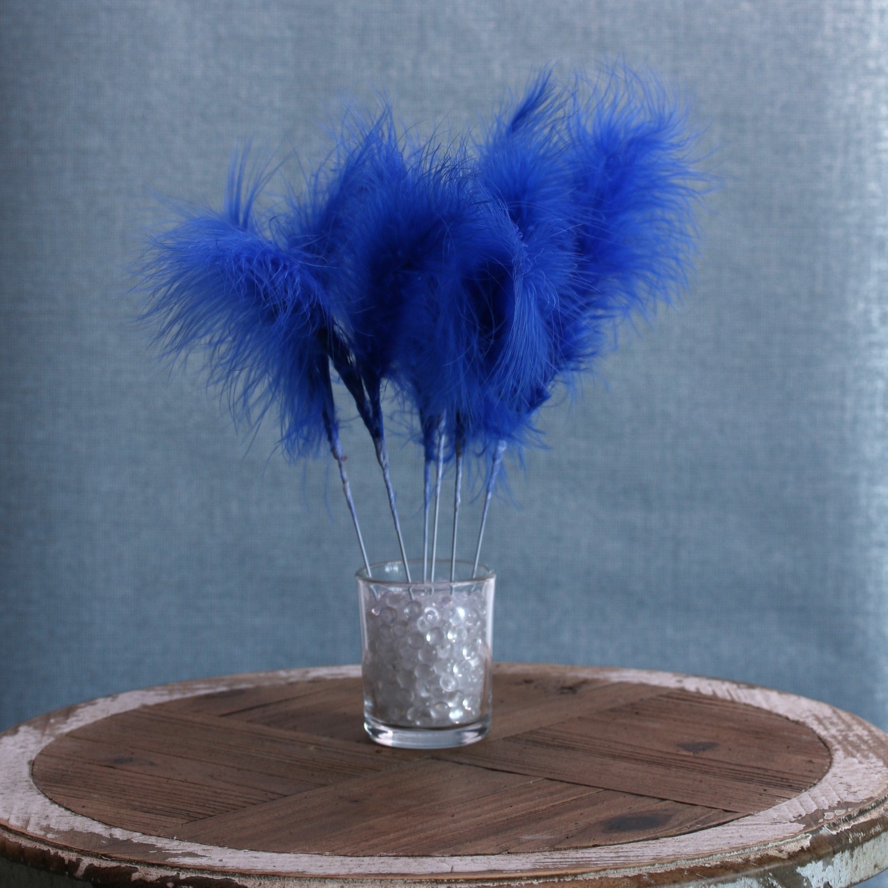 View Royal Blue Fluff Feathers Bunch 6 Pack information