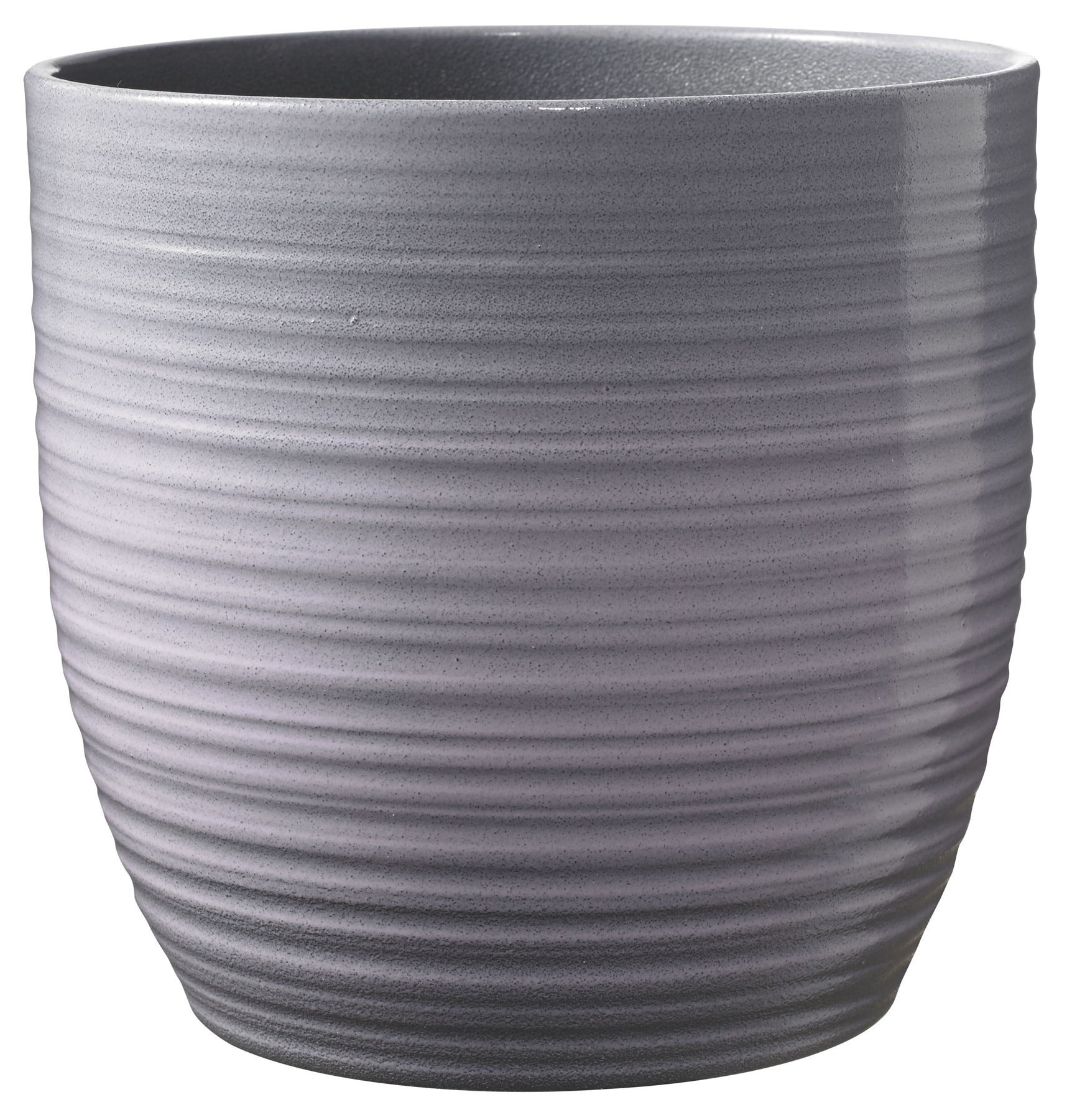 View Bergamo Ceramic Pot Lavender Glaze 14cm information