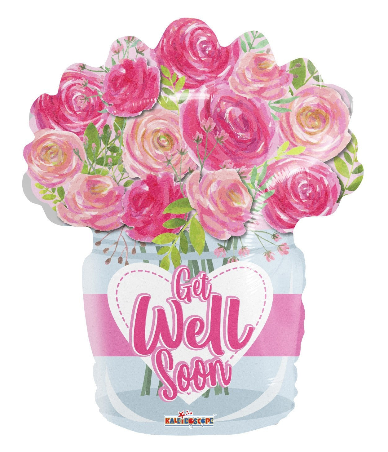 View Get Well Roses Balloon 18 inch information
