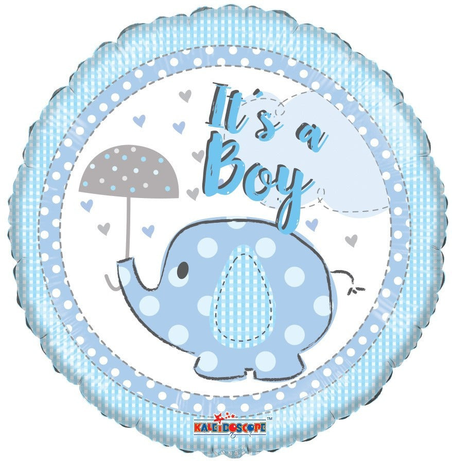 View Its a Boy Elephant Balloon 18 Inch information