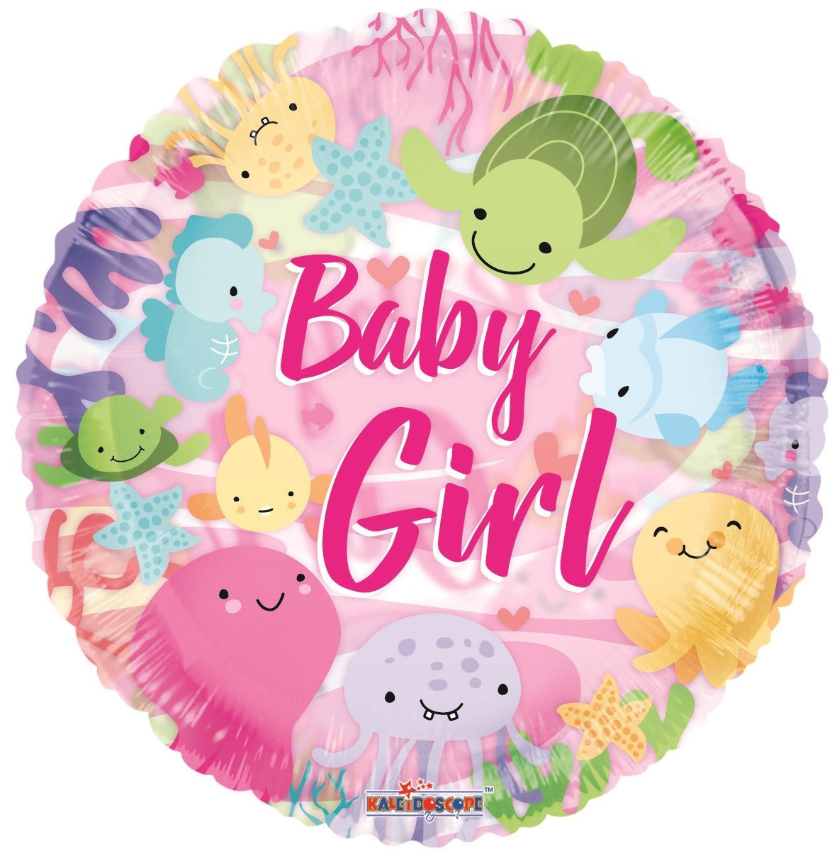 View Baby Girl Under the Sea Balloon information
