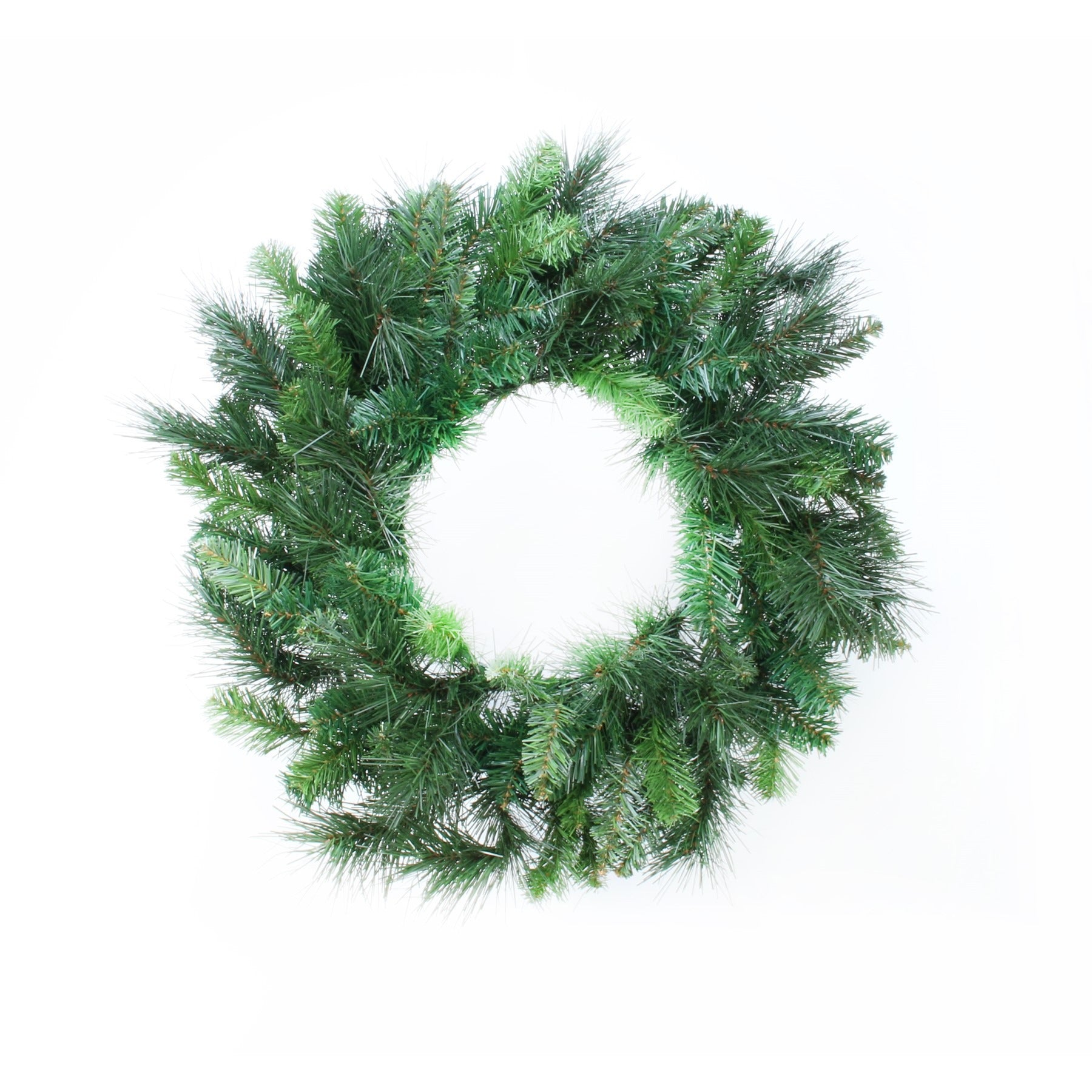View Deluxe Evergreen Greenery Wreath 50cm information