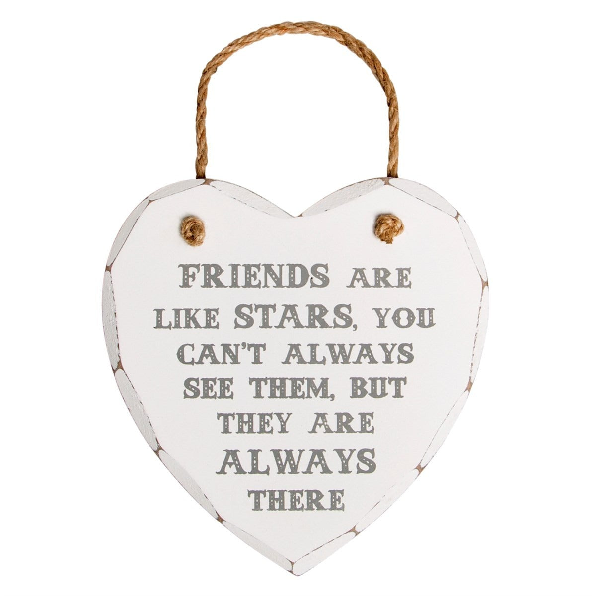 View Friends Are Like Stars Heart Plaque information