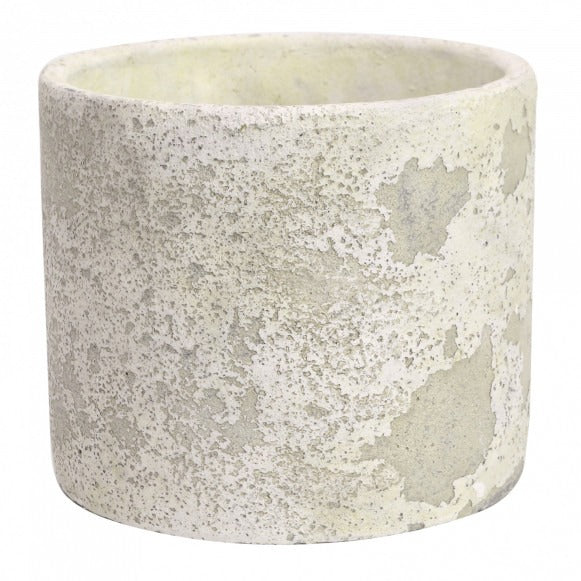 View Rustic Round Cement Flower Pot 20cm information