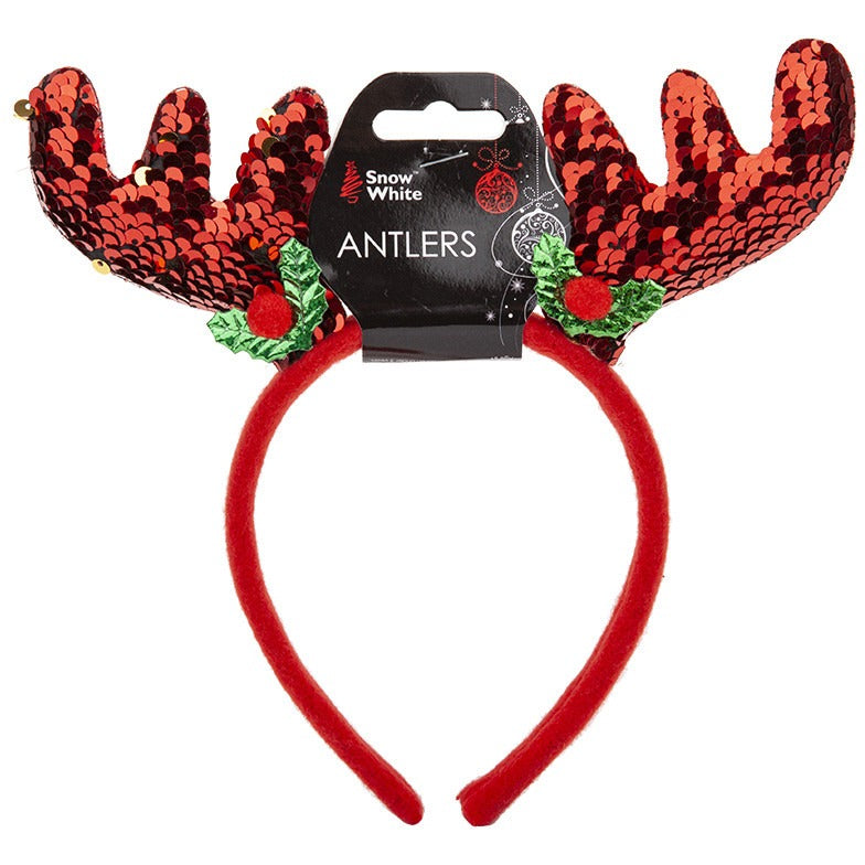 View Red Sequin Antlers information