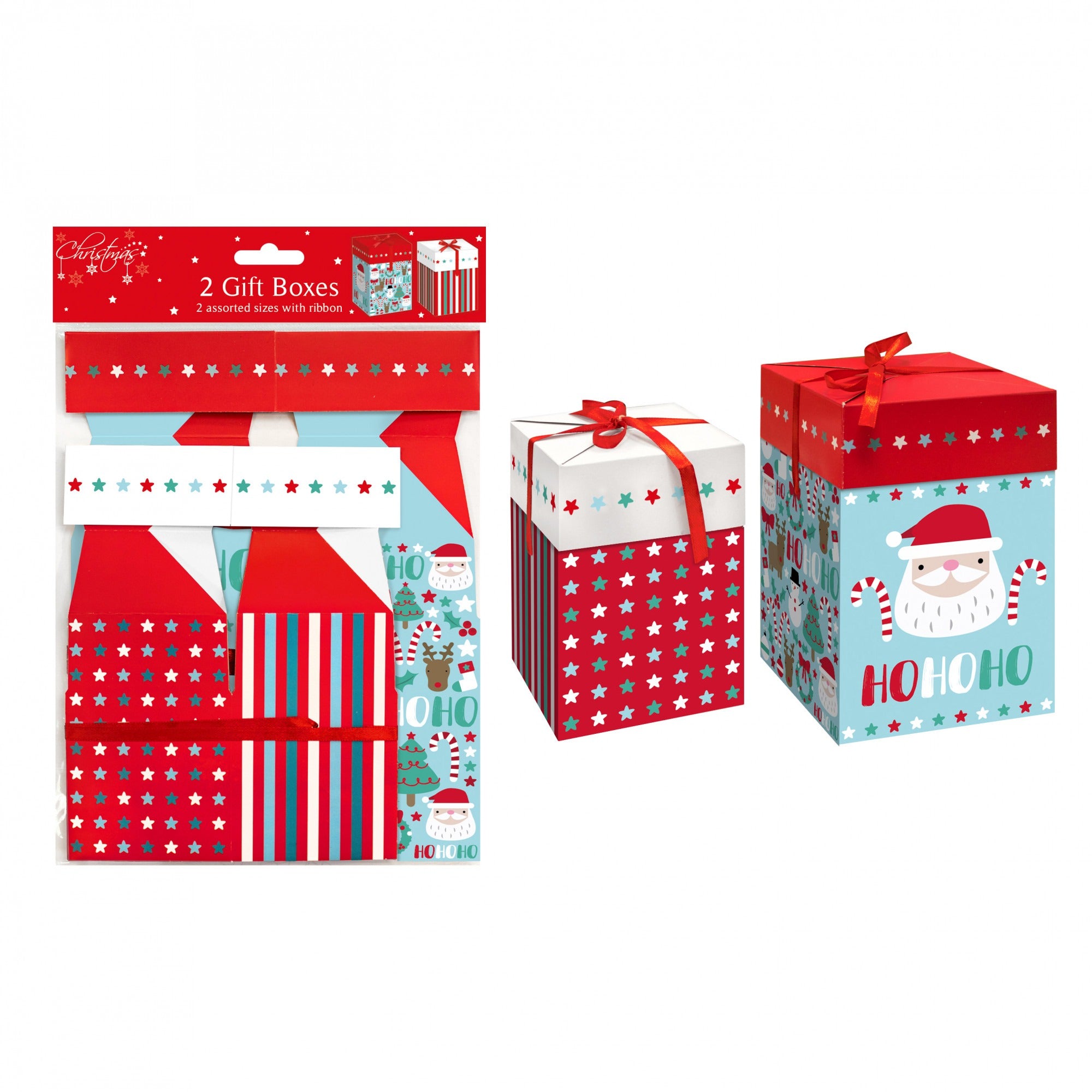 View Cute Christmas Gift Boxes Pack of 2 information