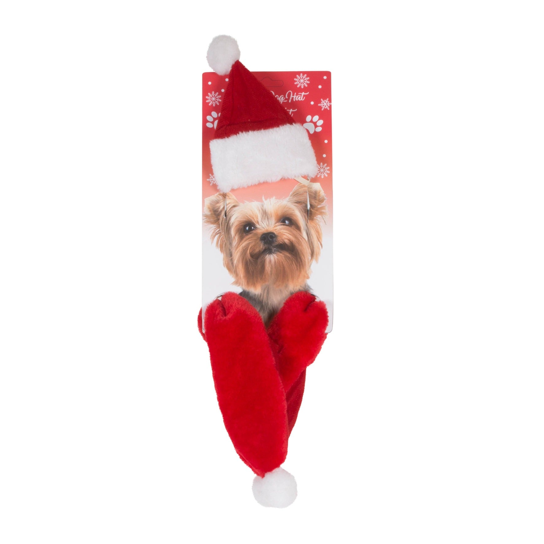 View Dog Father Christmas Hat Scarf information